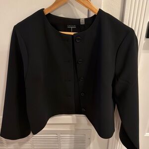 Tahari cropped blazer